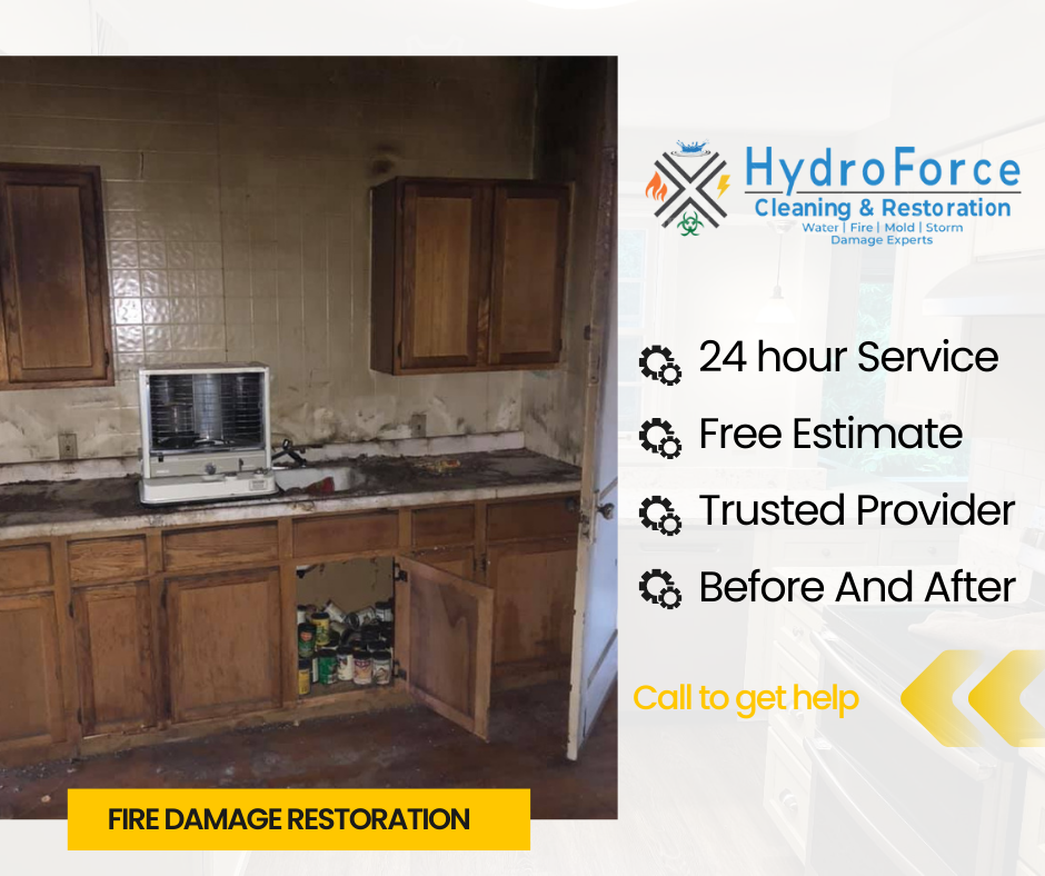Fire Damage Restoration Services by Hydroforce Restoration