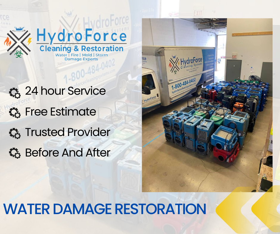 Hydroforce Restoration and Cleaning - WATER DAMAGE RESTORATION