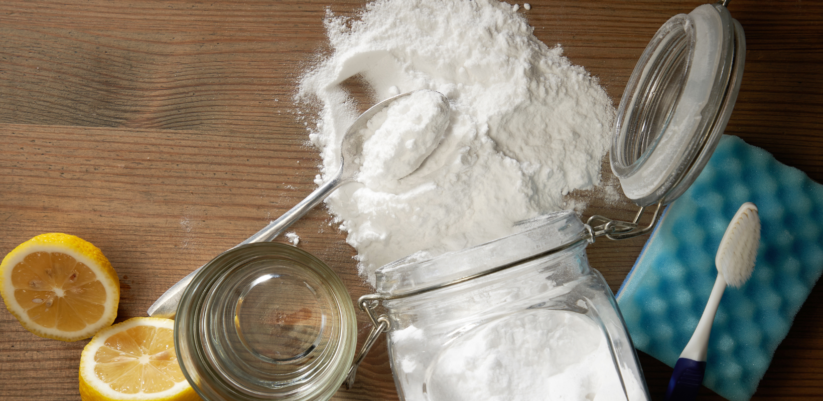 Place baking soda throughout the home