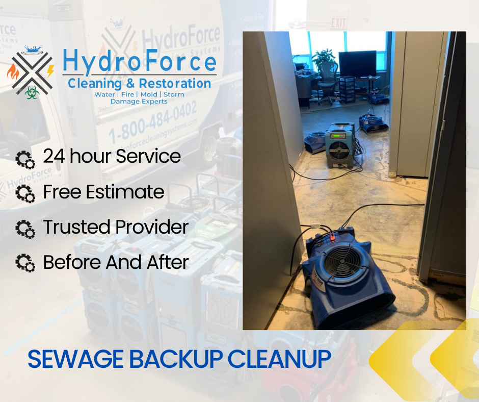 Sewage Cleanup Hydroforce Restoration and Cleaning