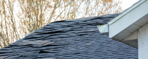 roof damaged by hail