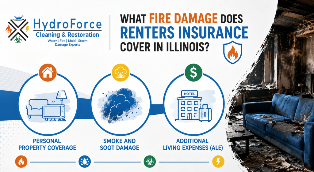 Renters Insurance Fire Damage Coverage in Illinois - HydroForce
