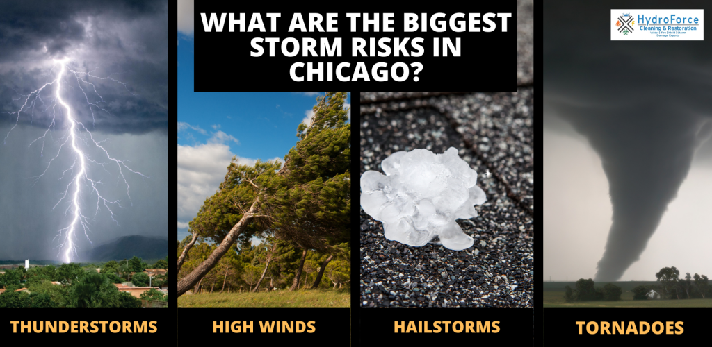 Biggest Storm Risks in Chicago - HydroForce Cleaning and Restoration