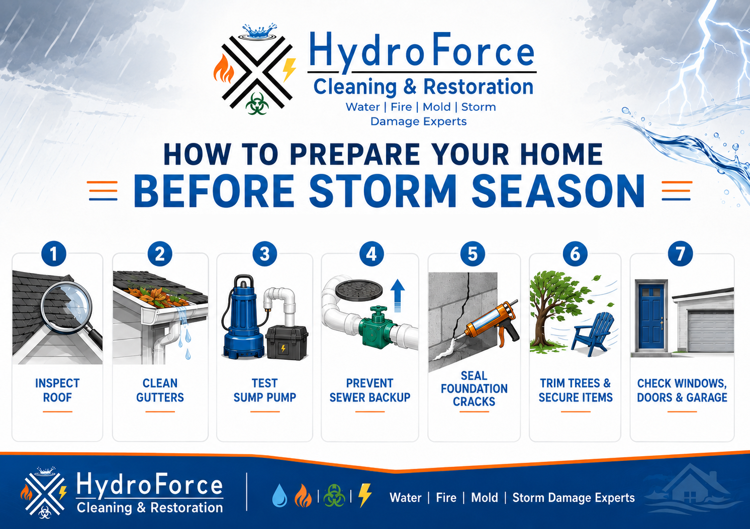 How to Protect Your Home from Storm Damage - HydroForce Cleaning and Restoration